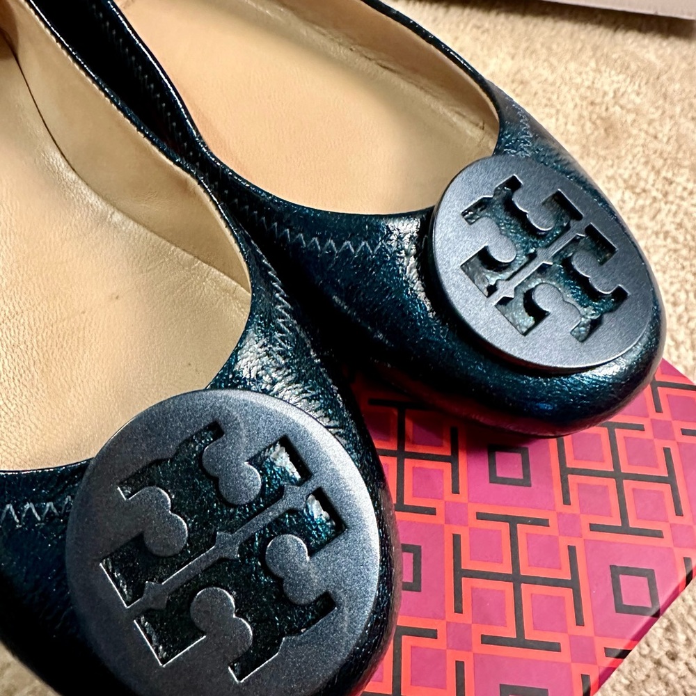 Tory Burch Ballet Flats Navy size 6
